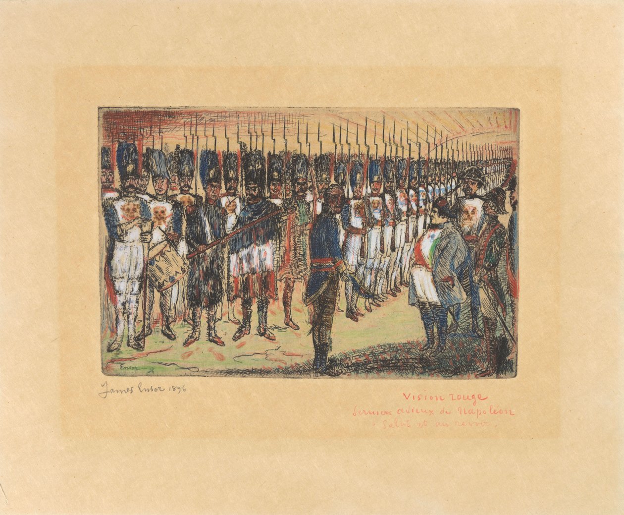 Napoleons avskjed av James Ensor
