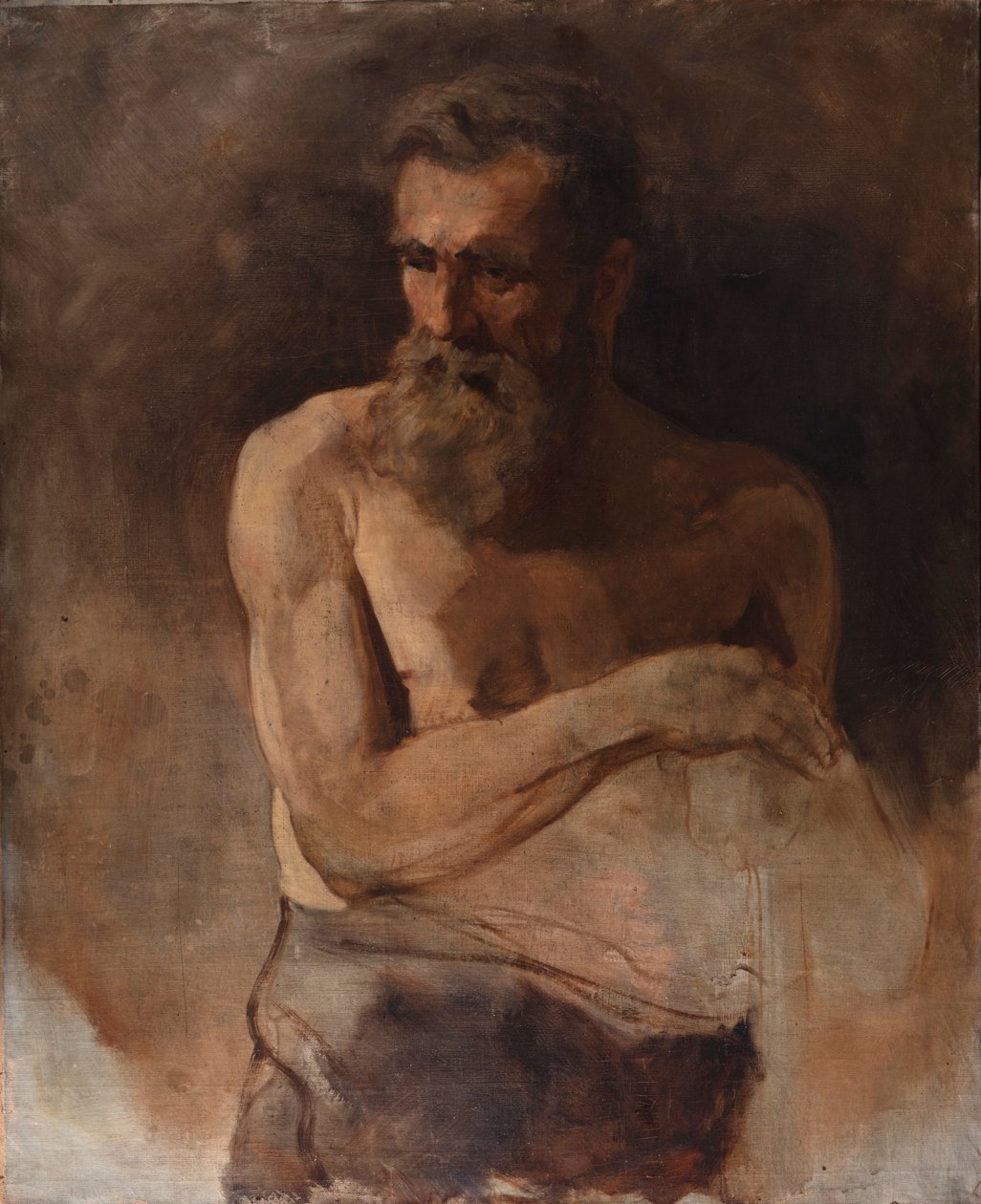 Gammel mann av James Ensor