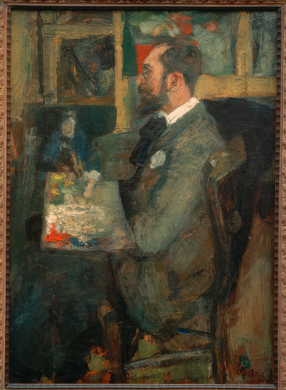 Portrett av Théo Hannon av James Sidney Ensor