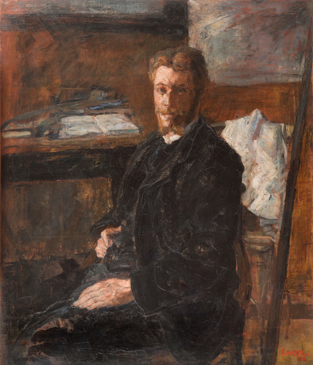 Portrett av Willy Finch av James Ensor