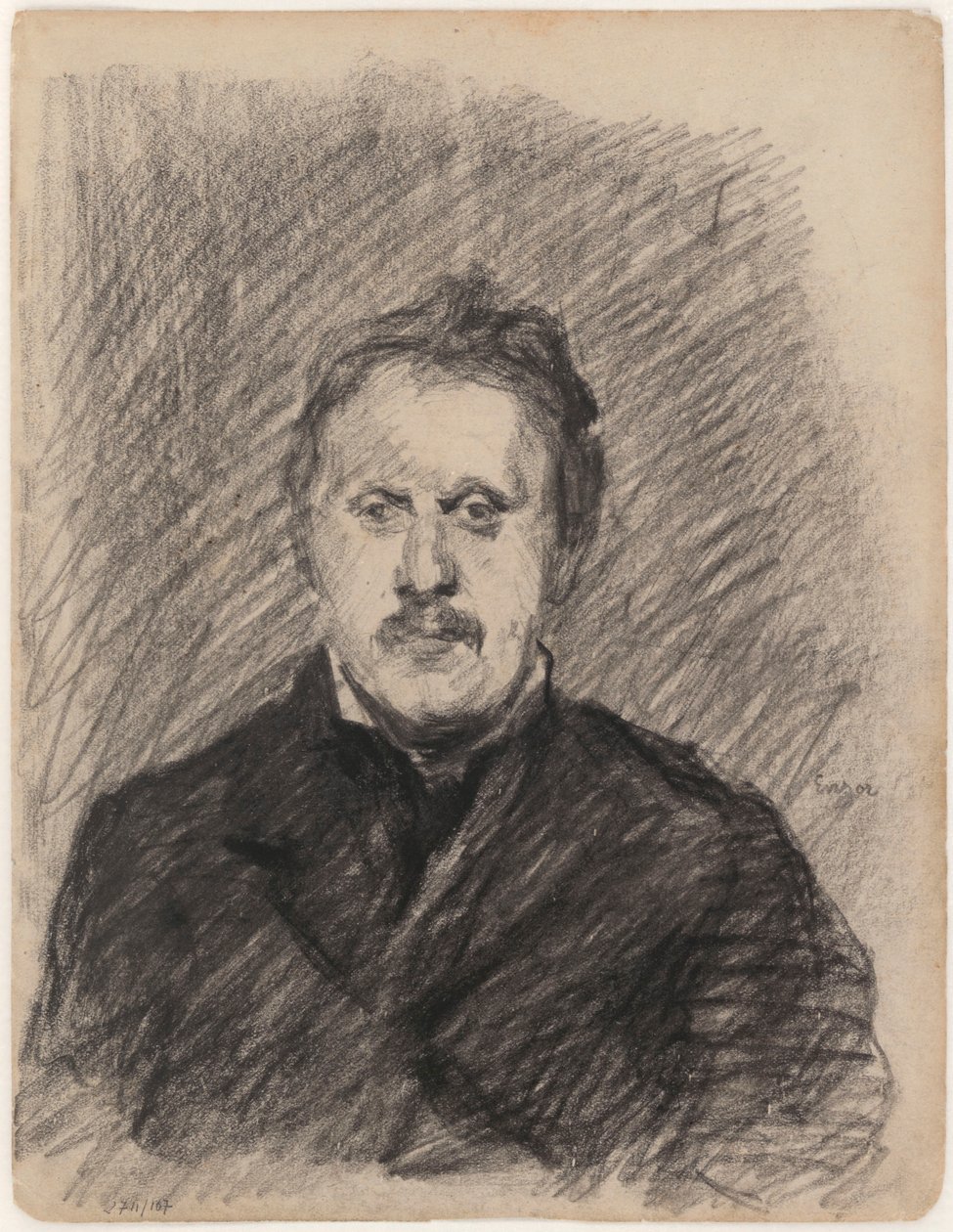 Portrett av en mann av James Ensor