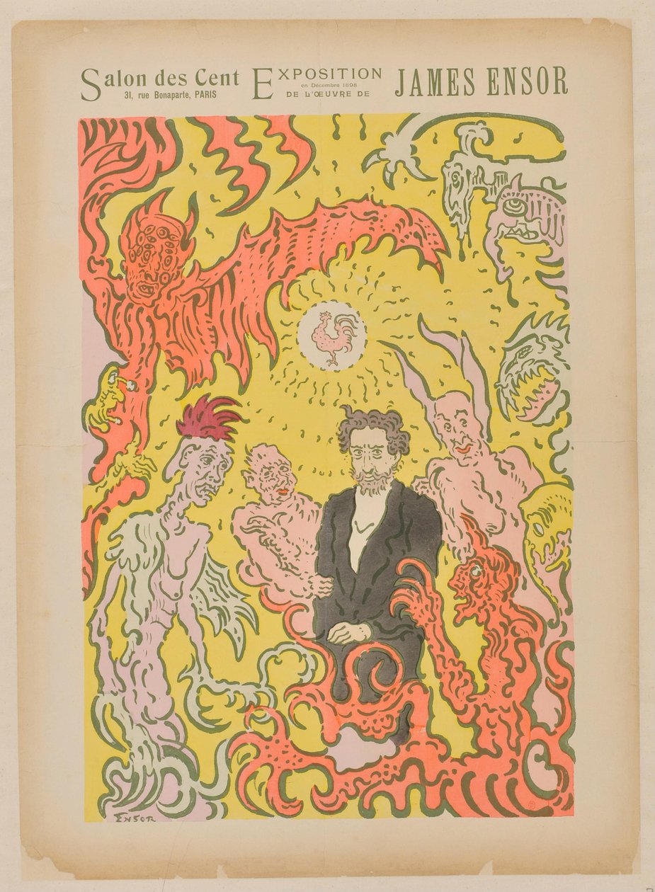 Salon des Cent. Dezember 1898 av James Ensor