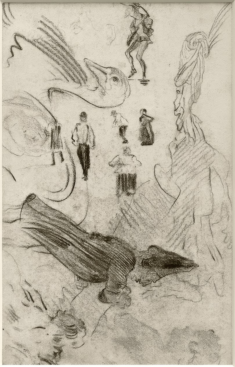 Silhuetter og groteske figurer av James Sidney Ensor