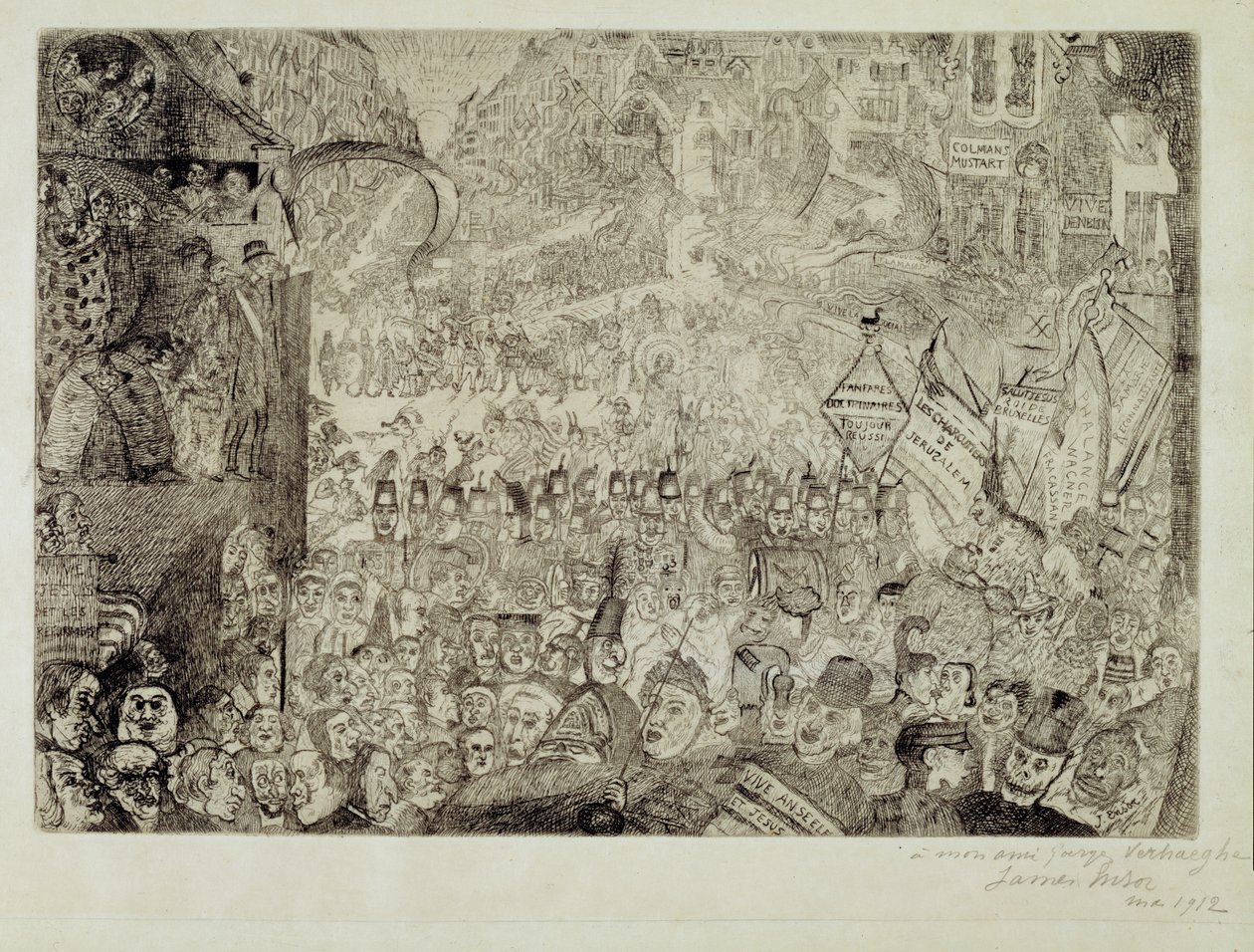 Kristi inntog i Brussel av James Ensor