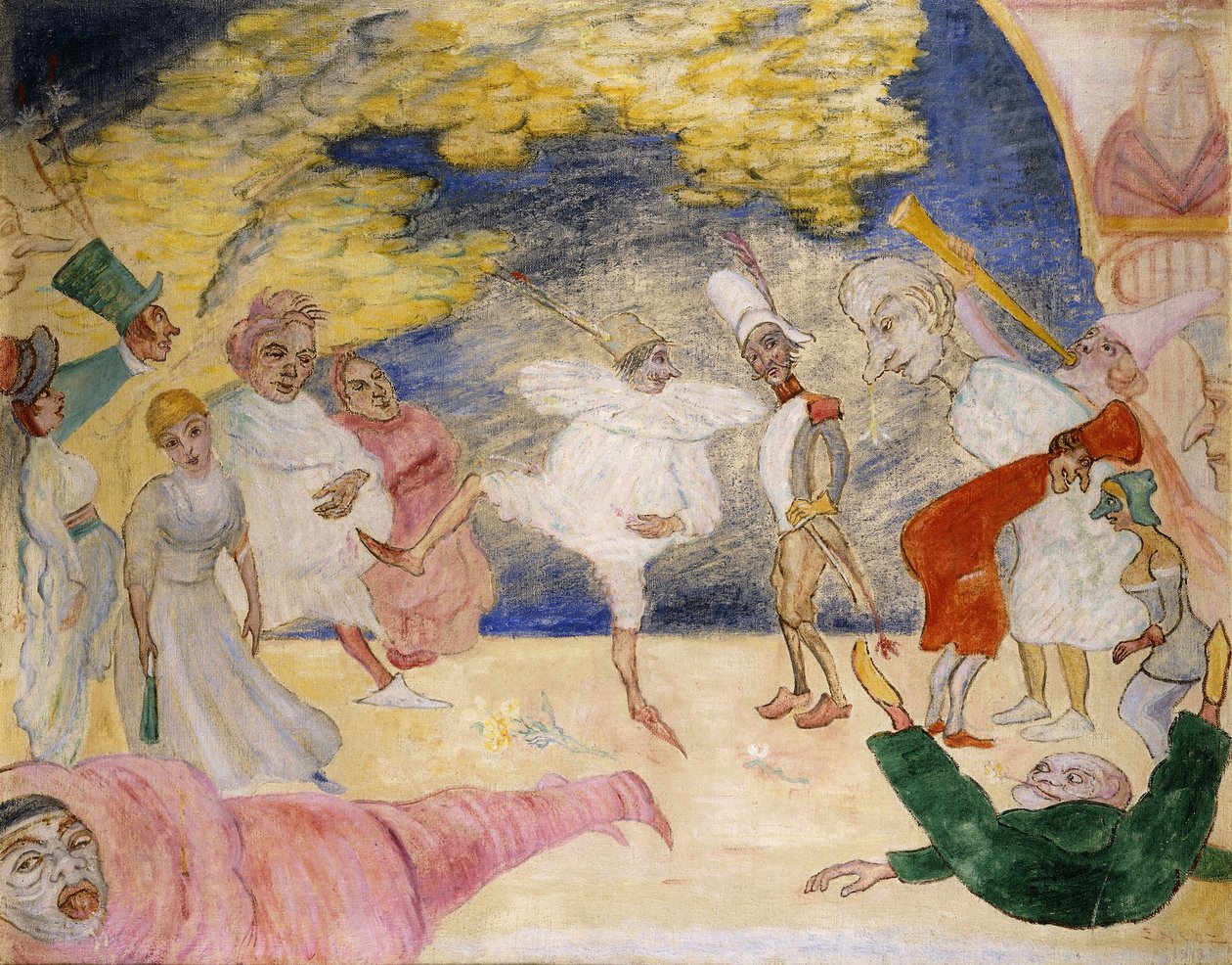 Den fantastiske balletten; The Fantastical Ballet-Het Fantastische Ballet av James Ensor
