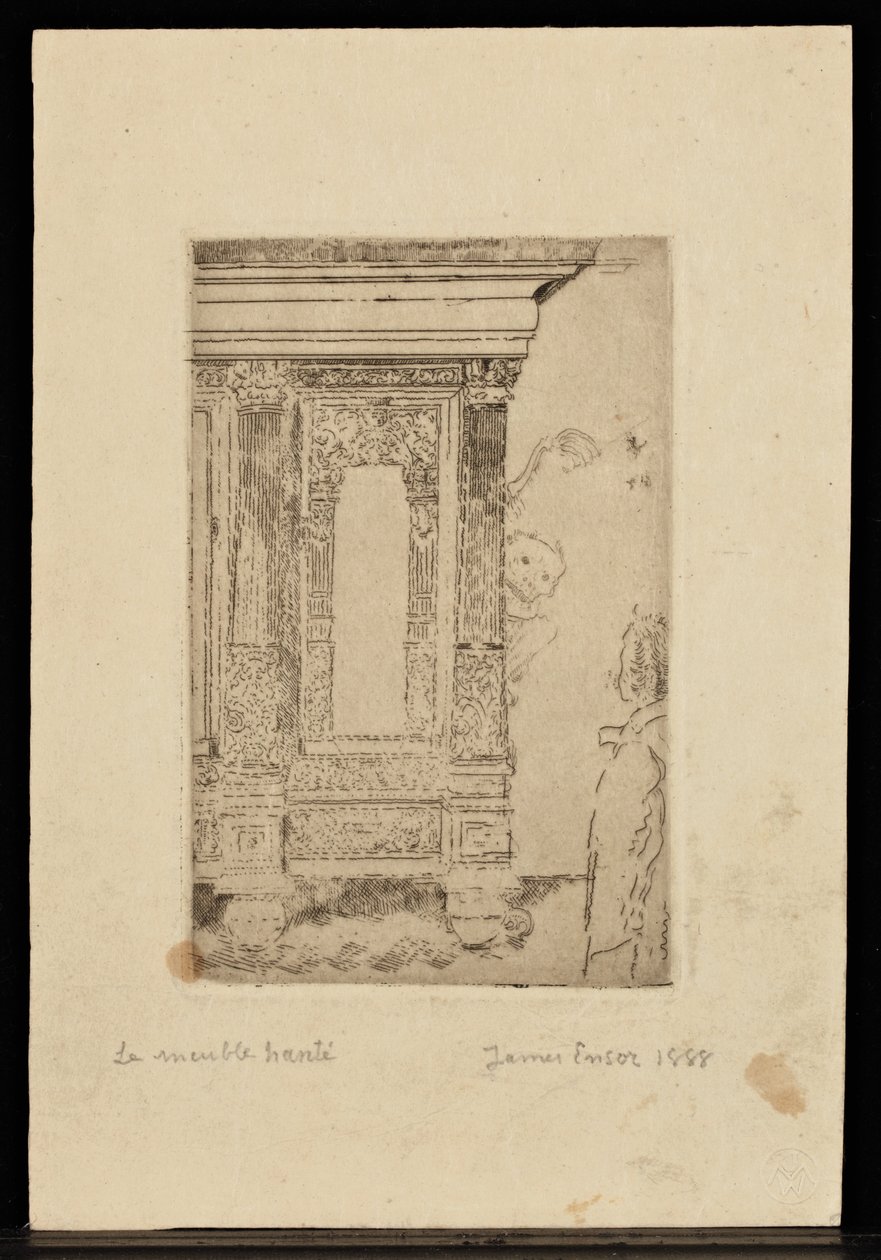 The Haunted Furniture av James Ensor
