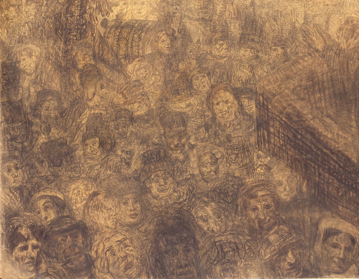 The Lively and the Radiant: The Entry of Christ in Jerusalem (conte) av James Ensor