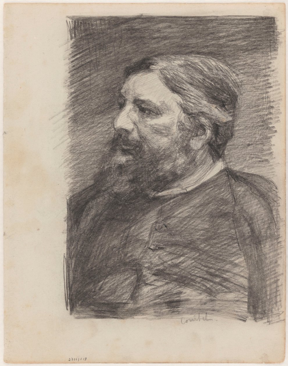 Maleren Gustave Courbet av James Ensor