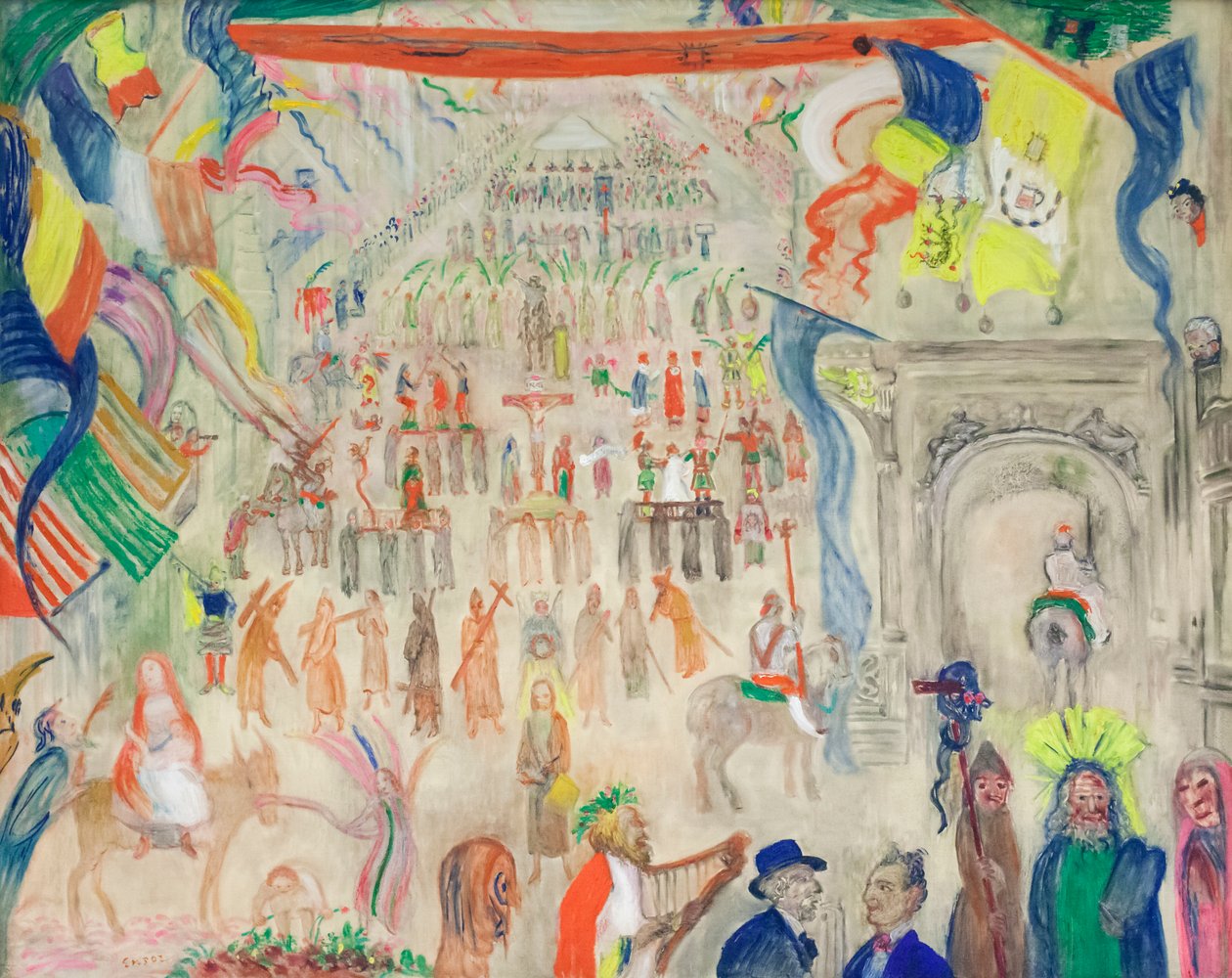 De angrende prosesjon, Veurne av James Ensor