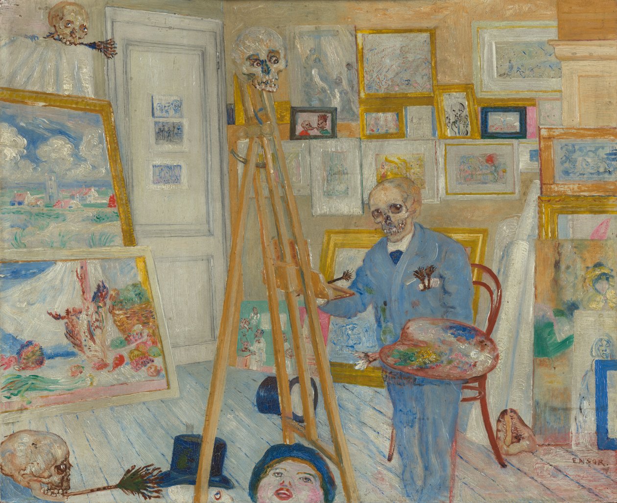 Skjelettmaleren av James Ensor