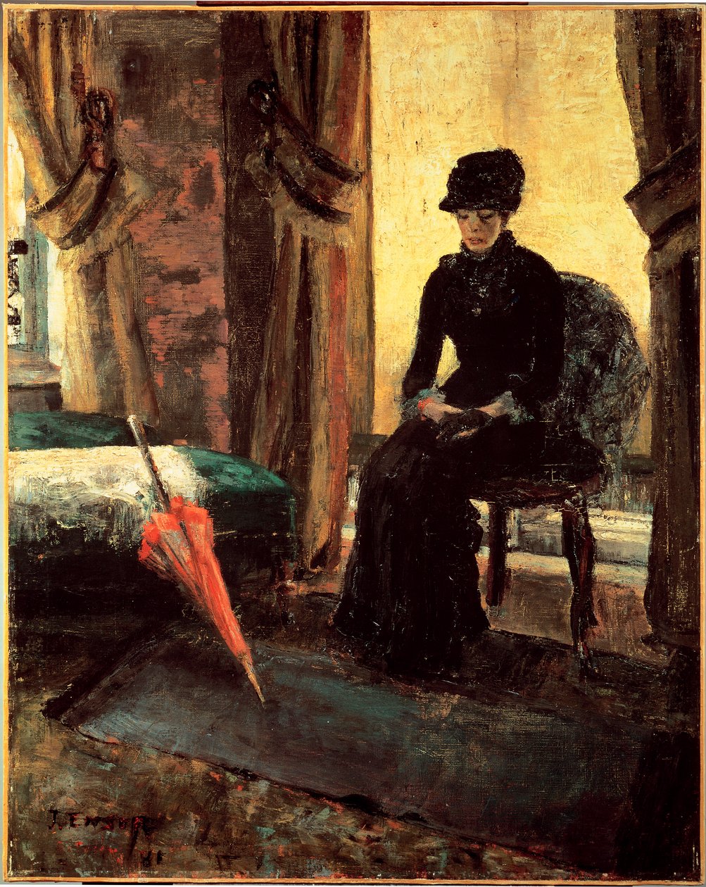 Den dystre damen av James Ensor
