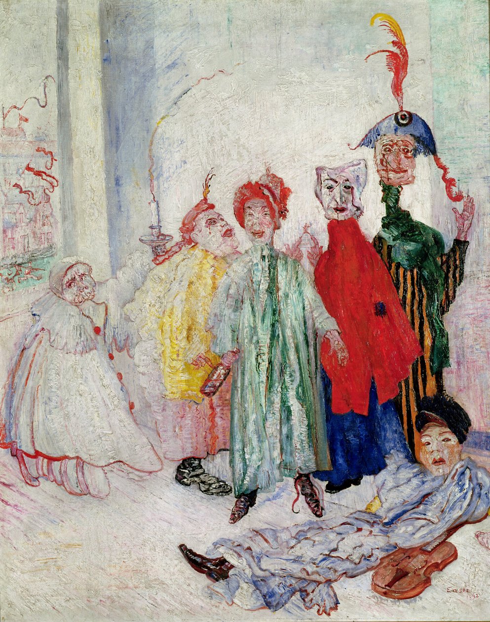 De merkelige maskene av James Ensor