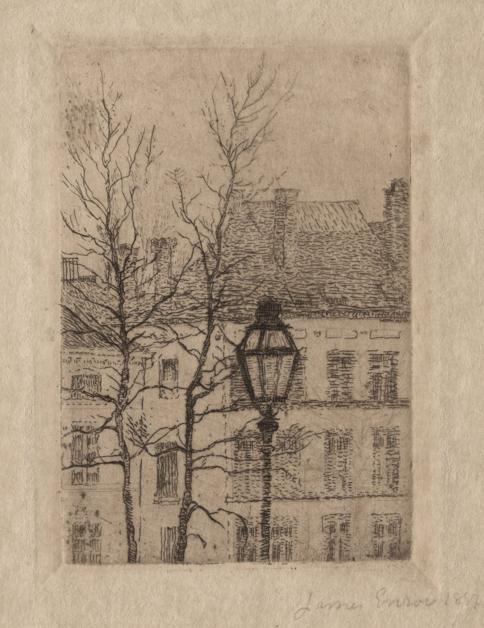 Gatelykten av James Ensor