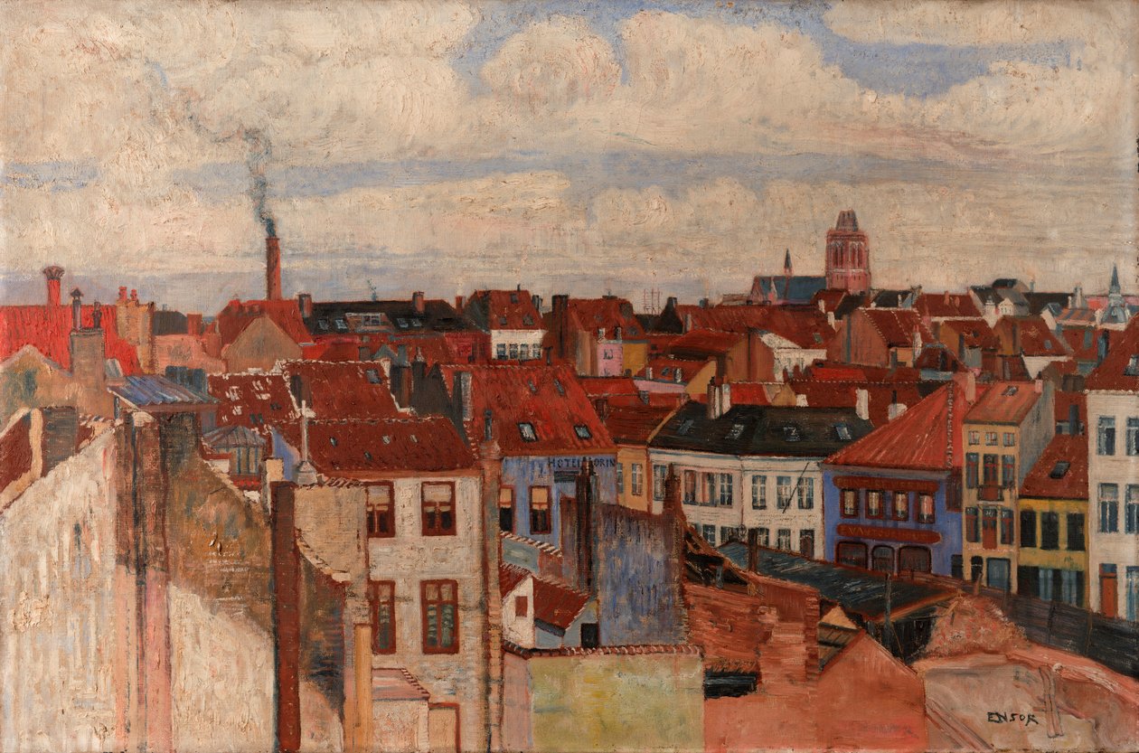 Takene i Oostende av James Ensor