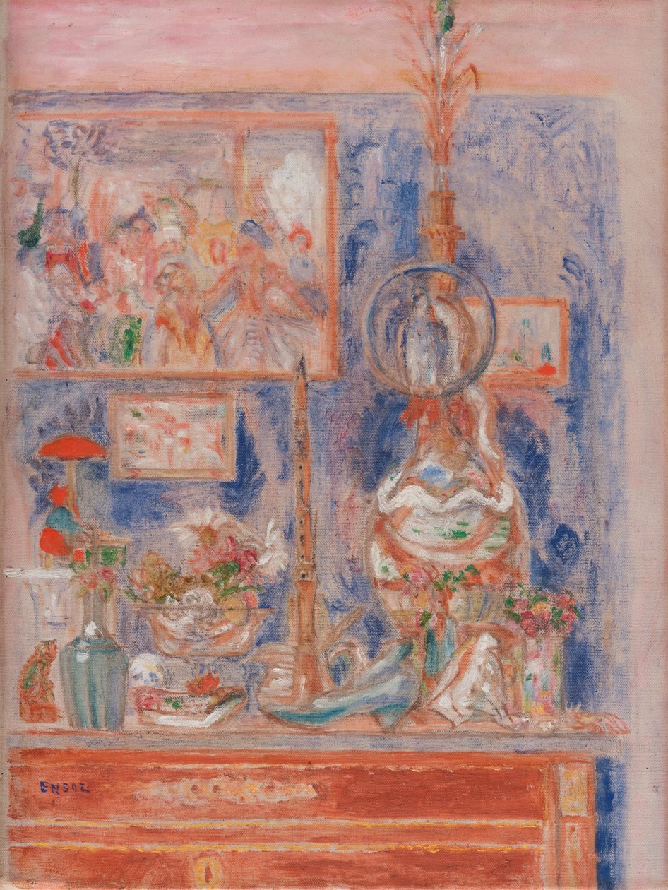 Et godt hjørne hjemme hos meg av James Ensor