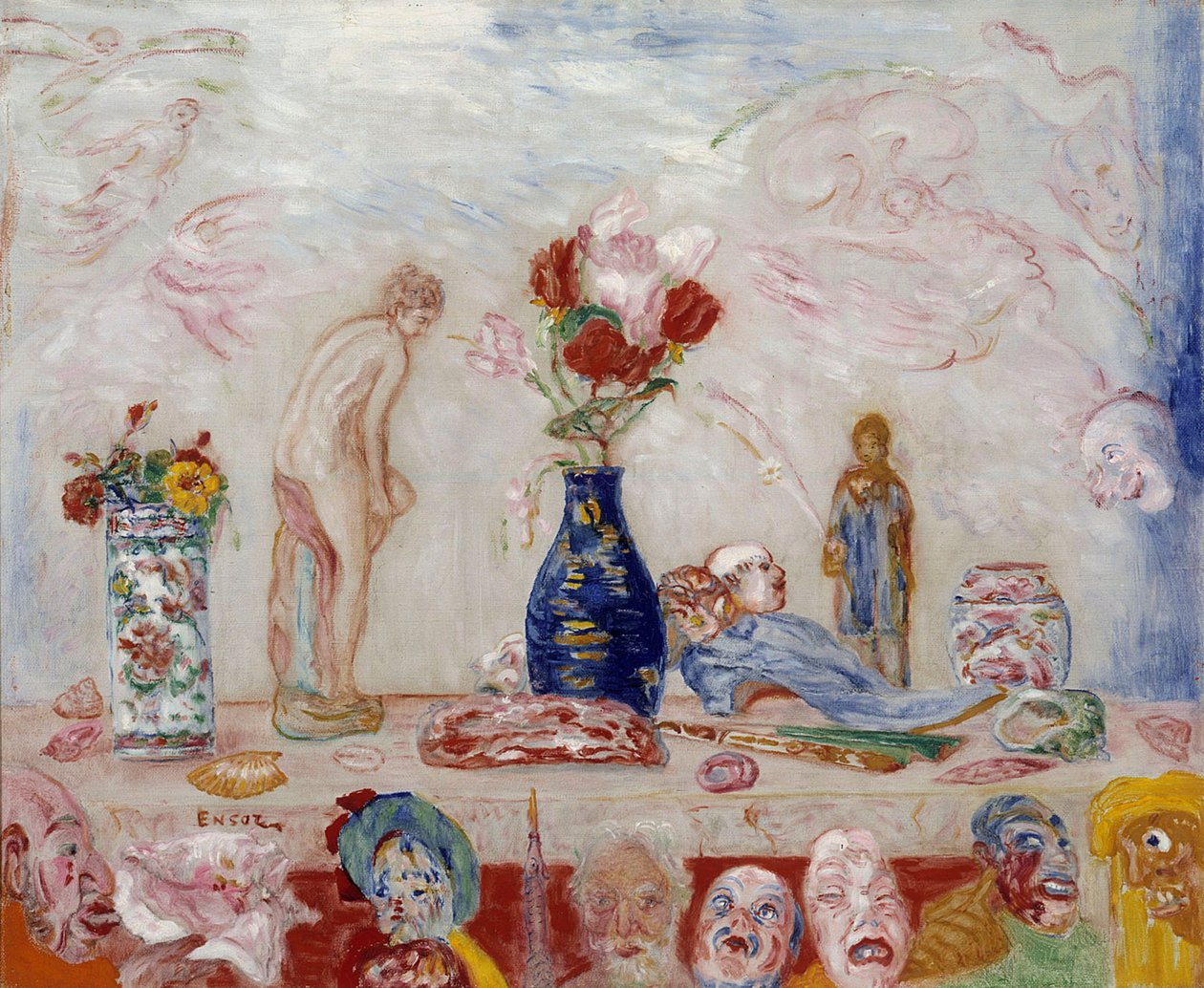 I skyggen av masker av James Ensor