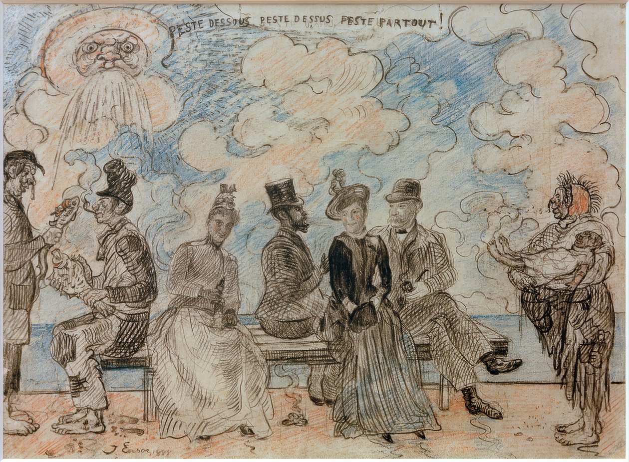 Pesten under, pesten over, pesten overalt av James Sidney Ensor