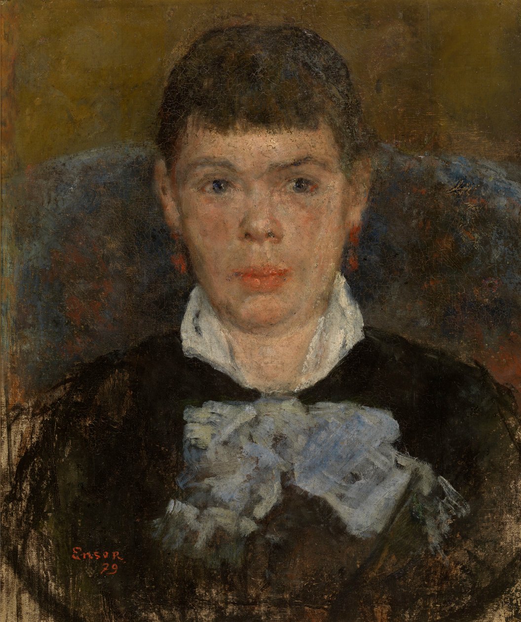 Kvinne med oppstoppernese av James Ensor