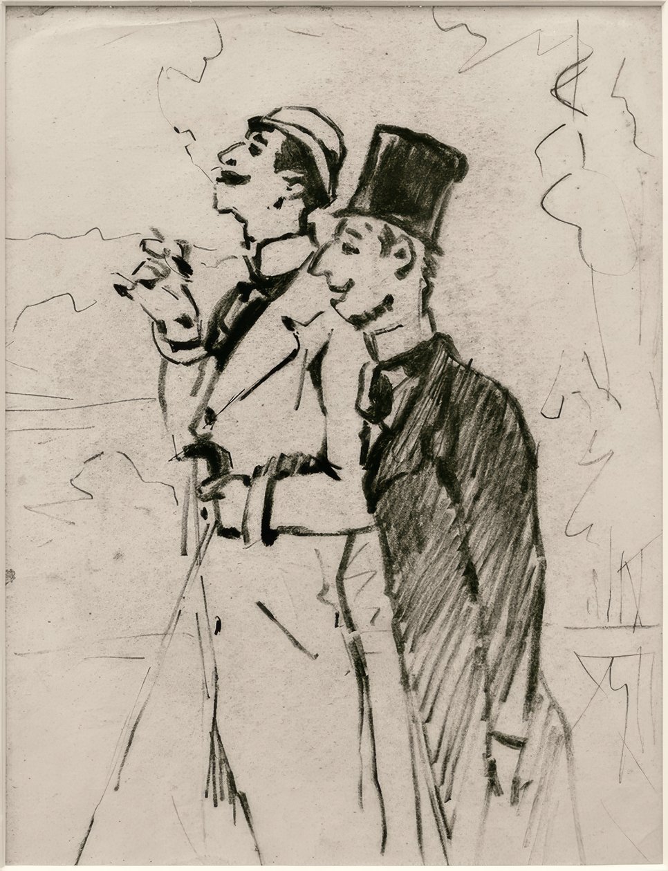 To herrer av James Sidney Ensor
