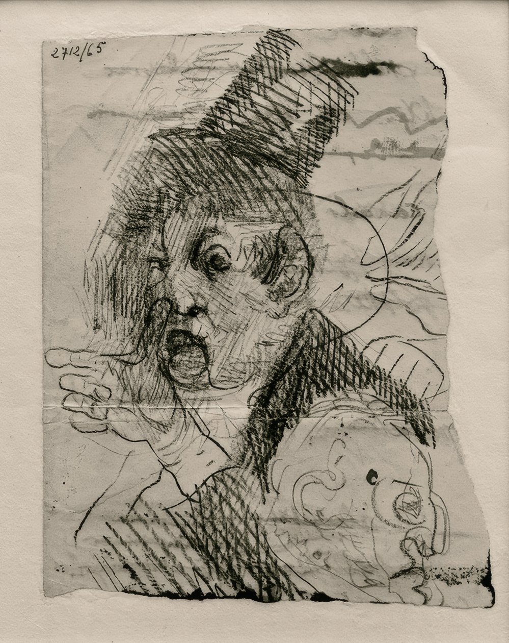 To hoder og en hånd av James Sidney Ensor
