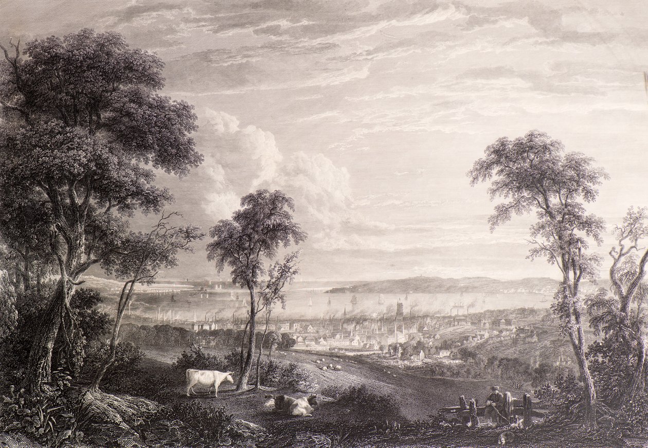 Utsikt over Dundee fra Balgay Hill av James Fenton