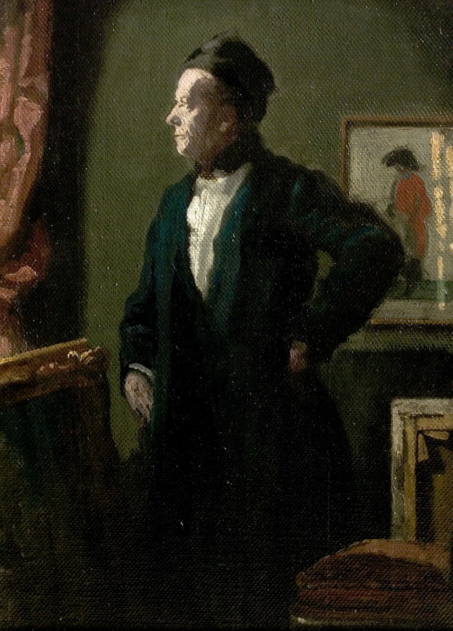 Selvportrett som "Scarron" av James Ferrier Pryde