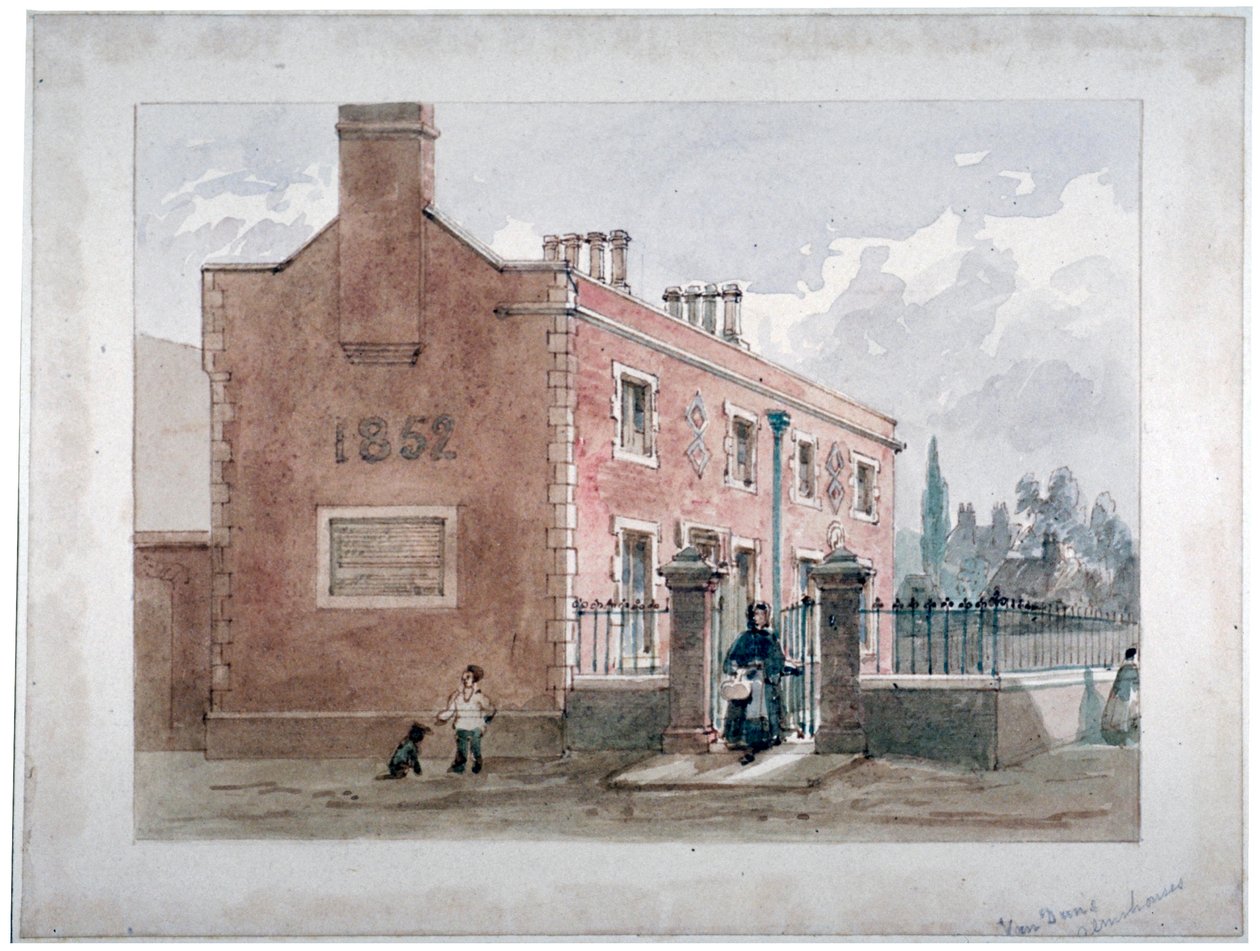 Van Dun Almshouses, Caxton Street, London, 1852   1146942   no       norwegian Successfully Translated  Original: Targhe ed altri ornati di varie e capricciose invenzioni Cartouches and other ornaments o..., 1773. Translat: Targhe ed altri ornati di varie  av James Findlay