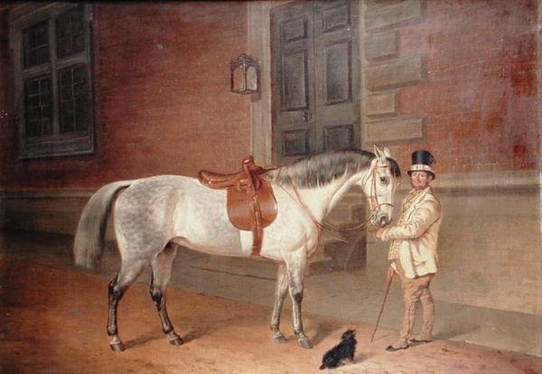 Lady Rosamunds hoppe med hovedbrudgom på Tredegar House, Newport av James Flewitt Mullock