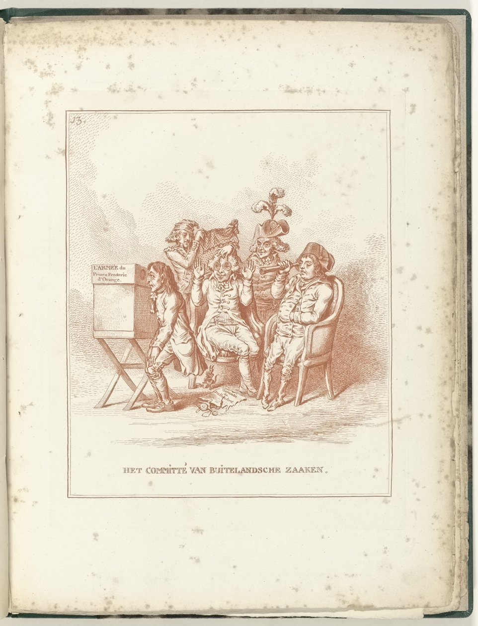 Utenrikskomiteen, 1795 Utenrikskomiteen (tittel på objekt) Hollandia Regenerata (serietittel) av James Gillray (possibly)