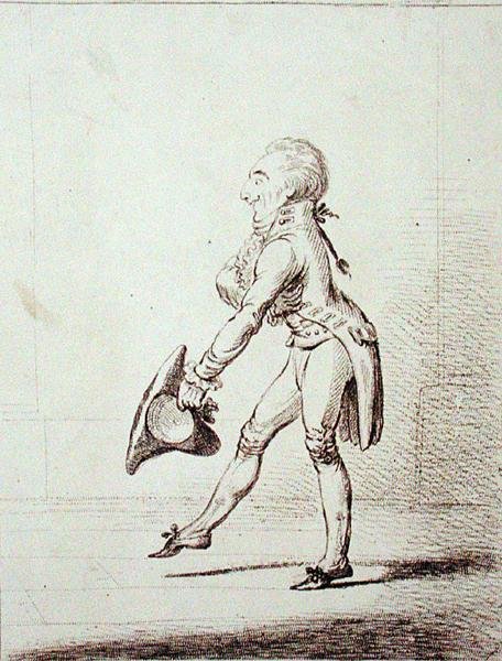 En seremonimester , utgitt av Hannah Humphrey i 1803 (radering) av James Gillray