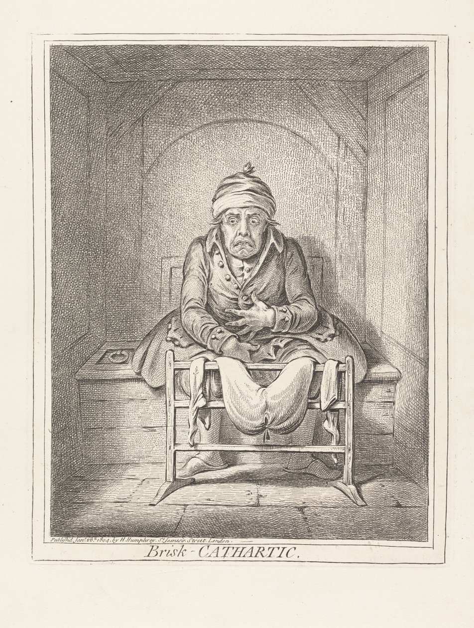 Kraftig avføringsmiddel av James Gillray