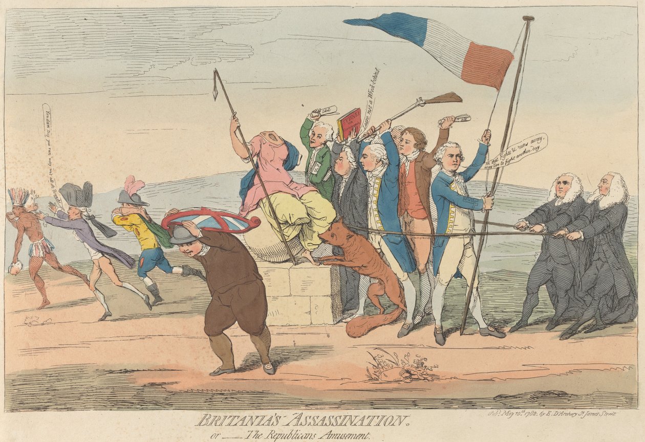 Britannias mord eller - Den republikanske fornøyelsen av James Gillray
