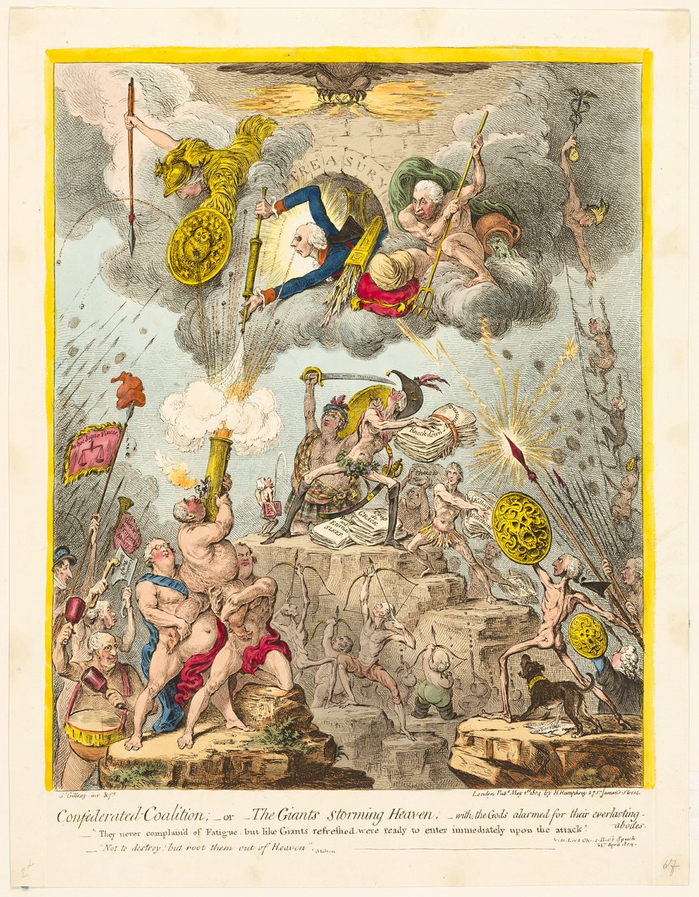 Konføderert koalisjon av James Gillray