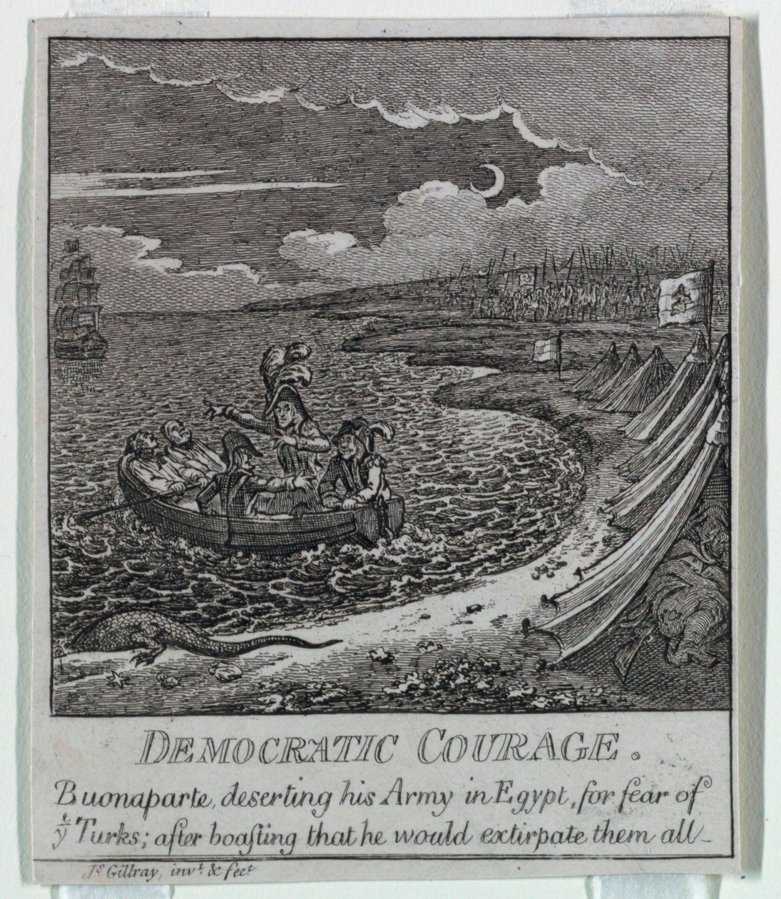 "Demokrati, eller en skisse o av James Gillray