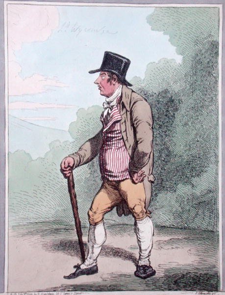 Elegance Democratique, utgitt av Hannah Humphrey i 1799 (håndfarget etsning) av James Gillray