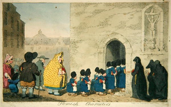 Flemish Characters, utgitt av Hannah Humphrey av James Gillray