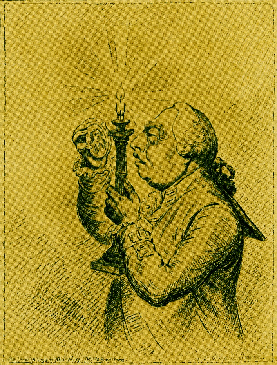 George III-karikatur av James Gillray av James Gillray