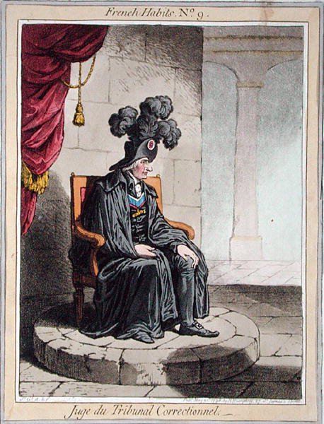 Juge du Tribunal Correctionnel, plate 9 fra 