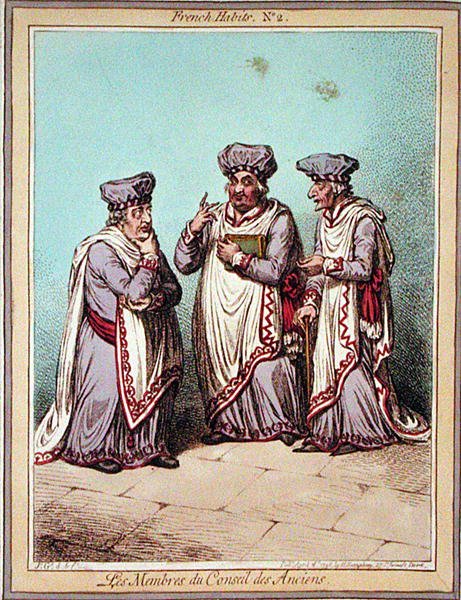 Les Membres du Conseil des Anciens, plate 2 fra 