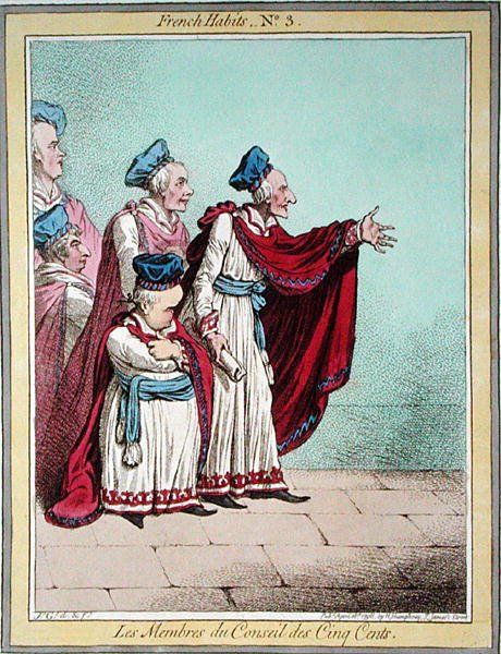 Les Membres du Conseil des Cinq Cents, plate 3 av 