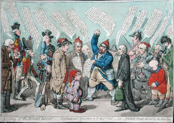 Meeting of the Monied Interest: Constitutional Opposition to 10 prosent, eller John Bull