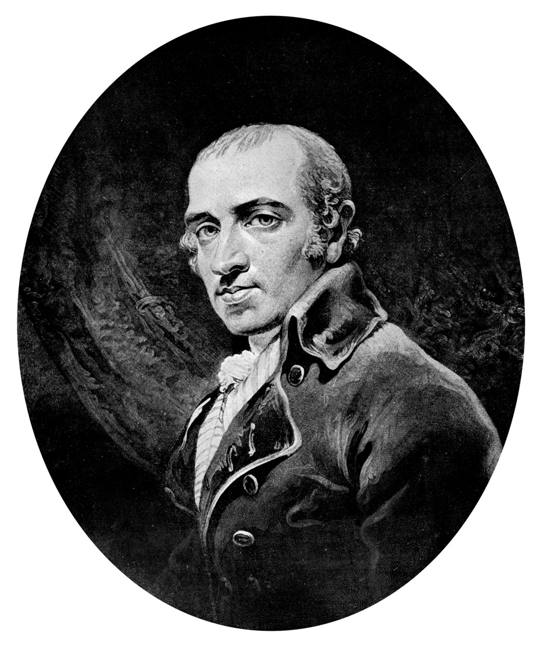 Mr James Gillray, fra et portrett av ham selv, c1800. av James Gillray