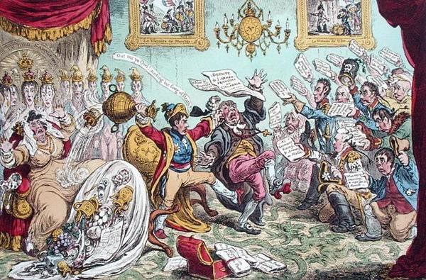 Nyheter fra Calabria! Capture of Buenos Ayres, eller The Comforts of an Imperial Dejeune at St. Cloud