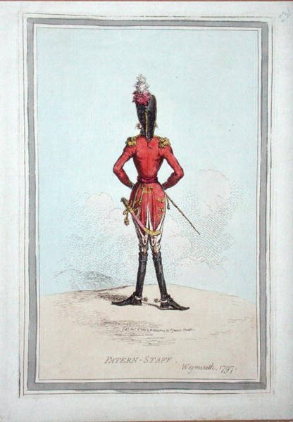 Pattern-Staff, utgitt av Hannah Humphrey i 1797 (håndfarget etsning) av James Gillray