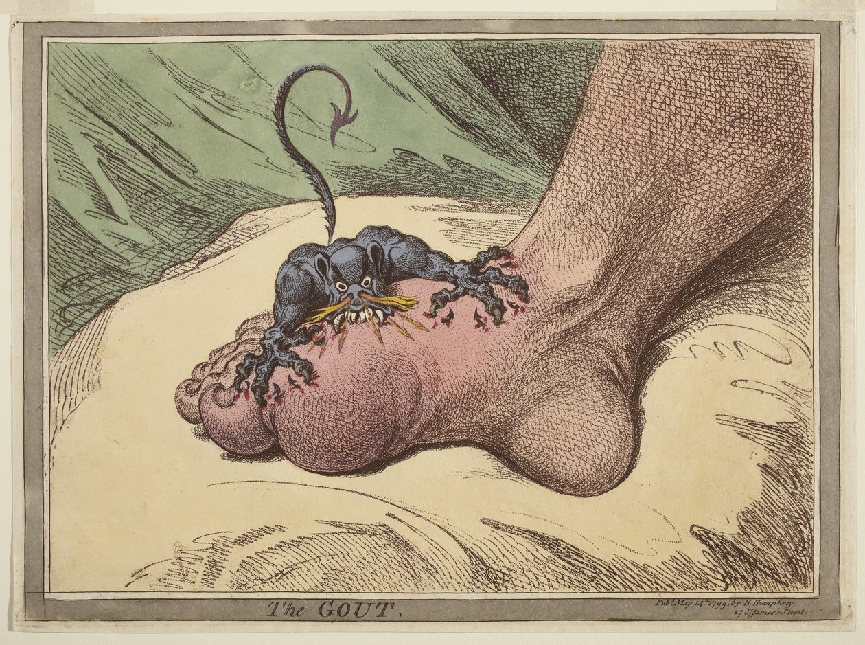 Gikten av James Gillray