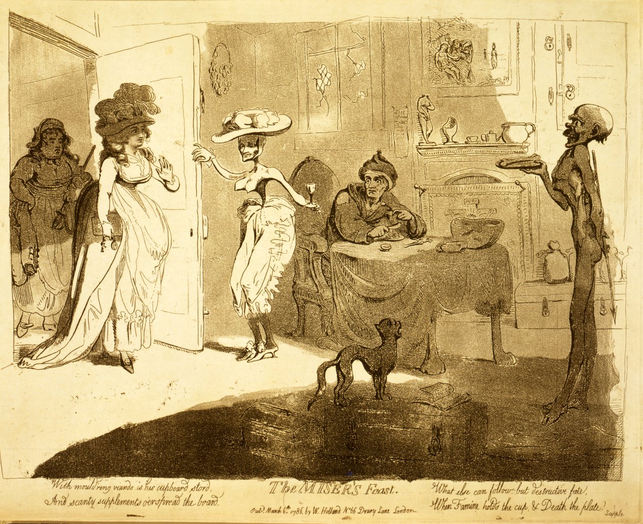 Gjæringens fest av James Gillray