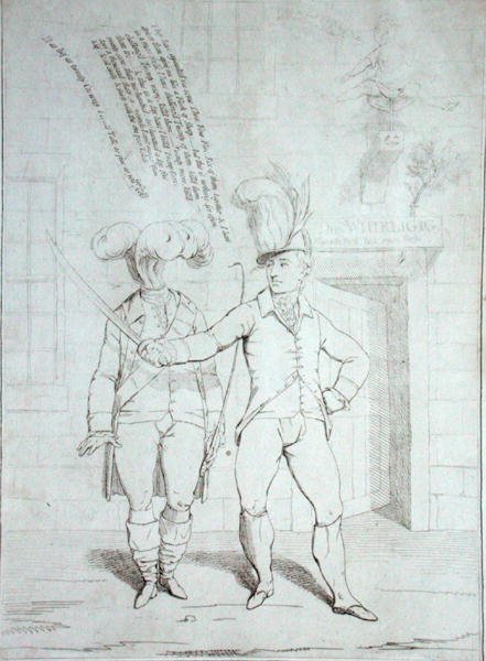 Tordeneren av James Gillray
