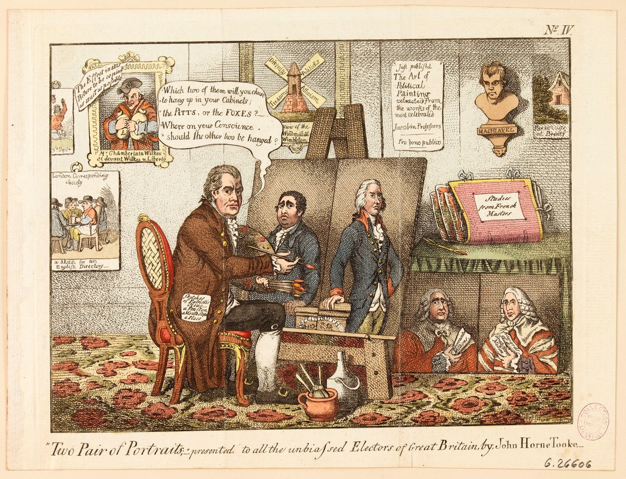 To par portretter: presentert for alle Storbritannias upartiske velgere av John Horne Tooke av James Gillray