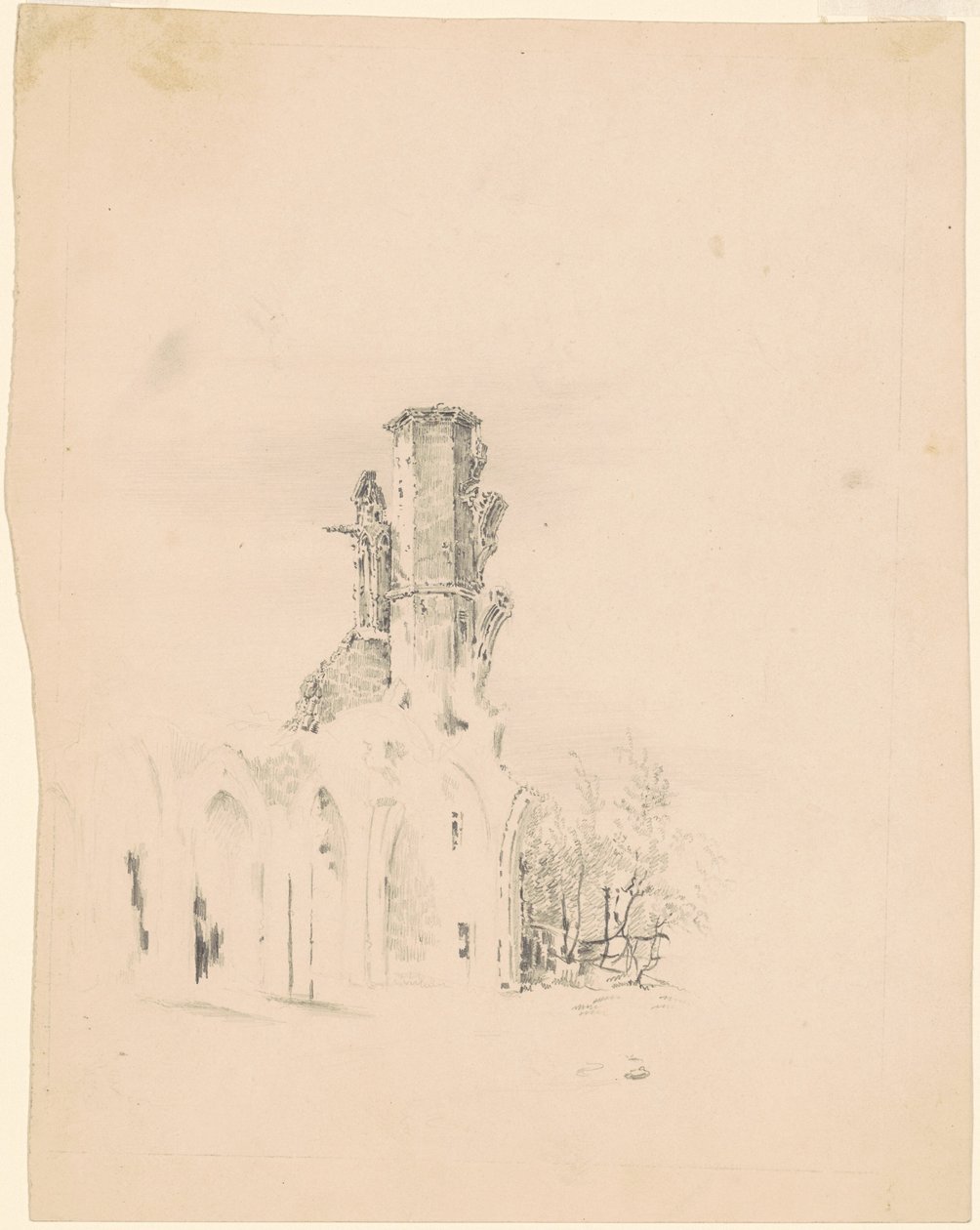 En gotisk ruin av James Goodwyn Clonney