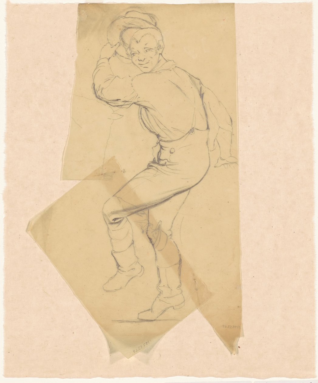 Studier for "Dance on a Stone Boat" og "In the Cornfield" av James Goodwyn Clonney